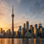 TSX market trends Canada stock market outlook 2026 Toronto skyline